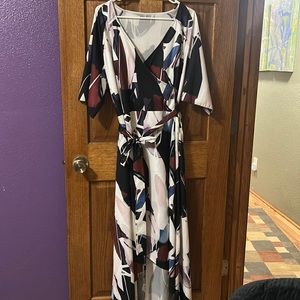 Shein size 2x high low dress with zipper on side.